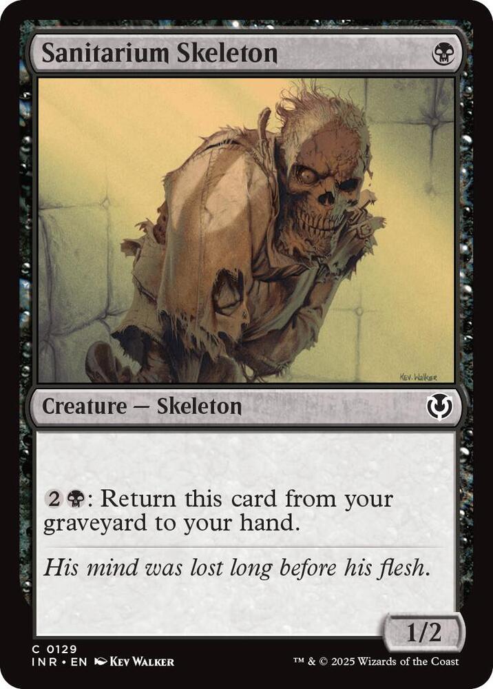 Sanitarium Skeleton (129) [Innistrad Remastered]