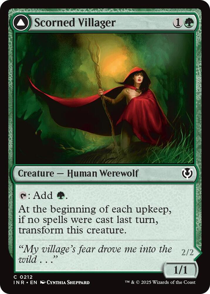 Scorned Villager (212) [Innistrad Remastered]