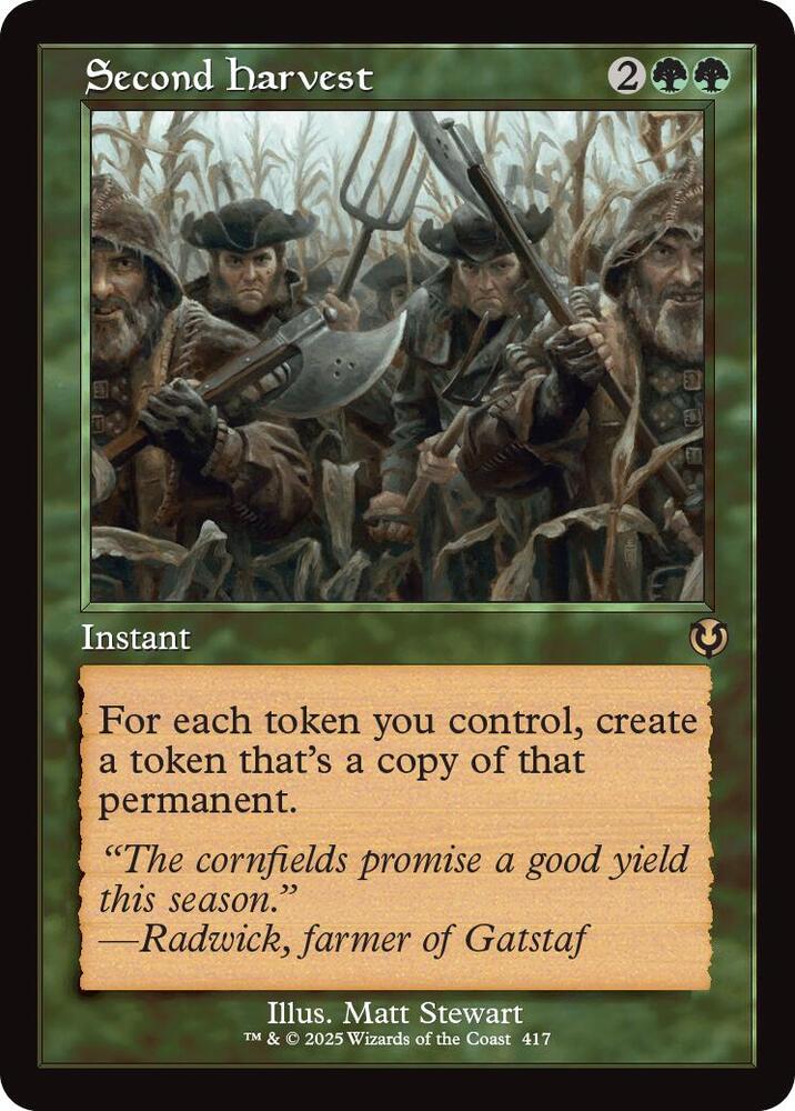 Second Harvest (Retro Frame) (417) [Innistrad Remastered]