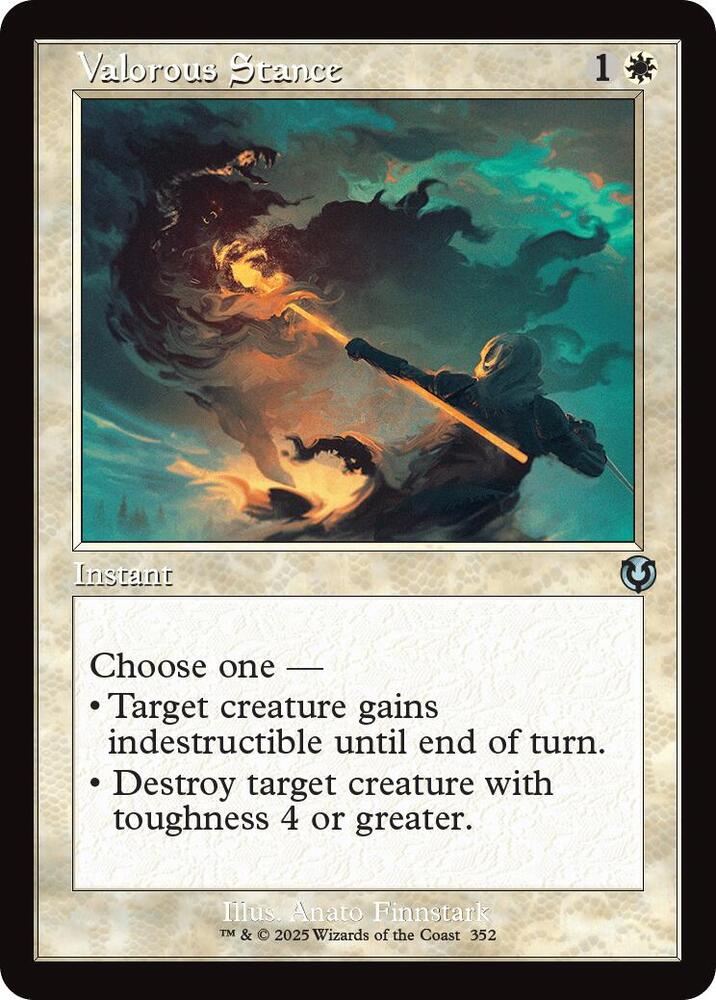 Valorous Stance (Retro Frame) (352) [Innistrad Remastered]
