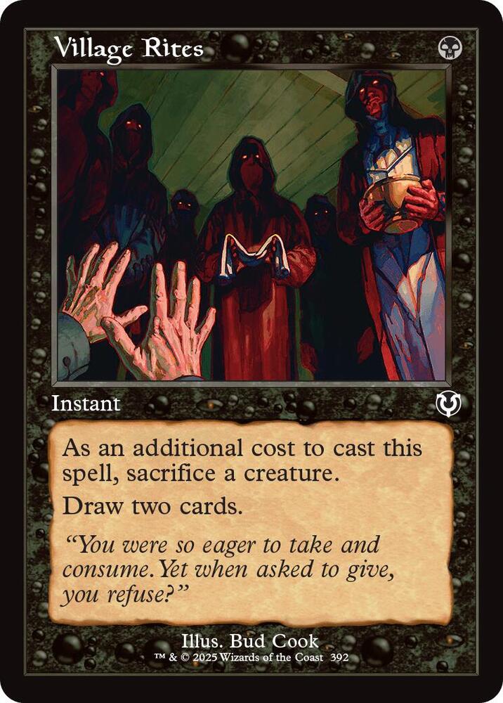 Village Rites (Retro Frame) (392) [Innistrad Remastered]