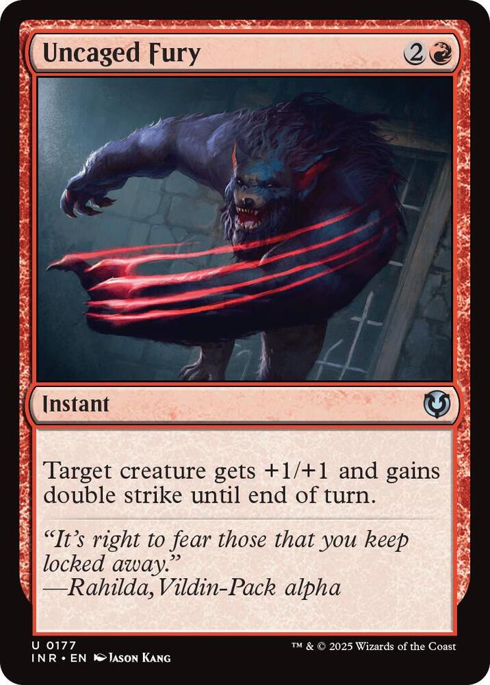 Uncaged Fury (177) [Innistrad Remastered]