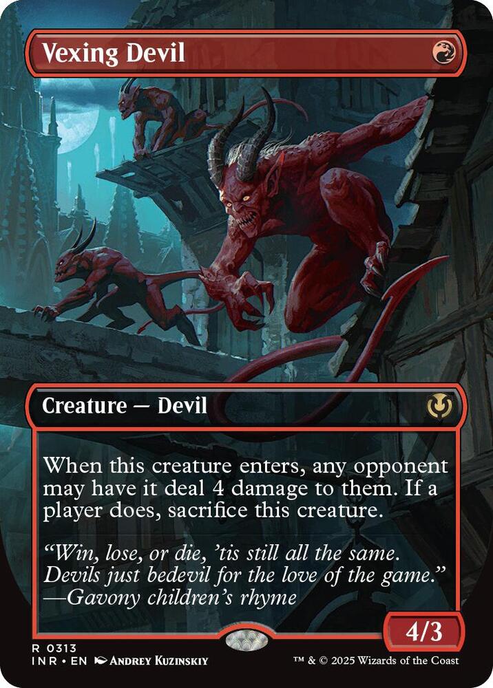 Vexing Devil (Borderless) (313) [Innistrad Remastered]