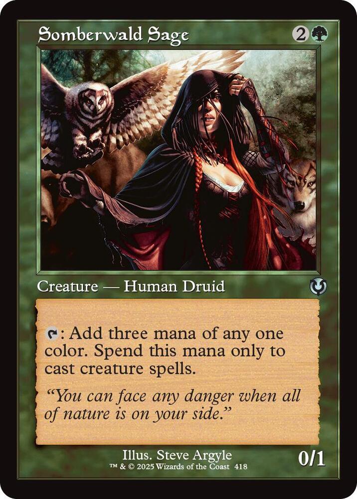 Somberwald Sage (Retro Frame) (418) [Innistrad Remastered]