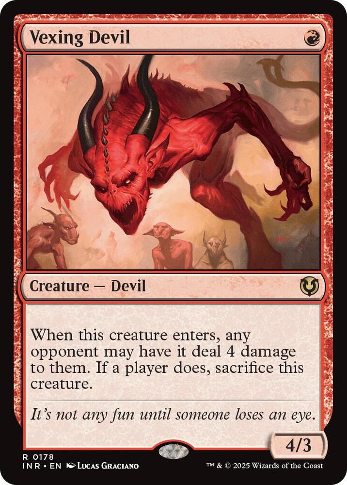 Vexing Devil (178) [Innistrad Remastered]