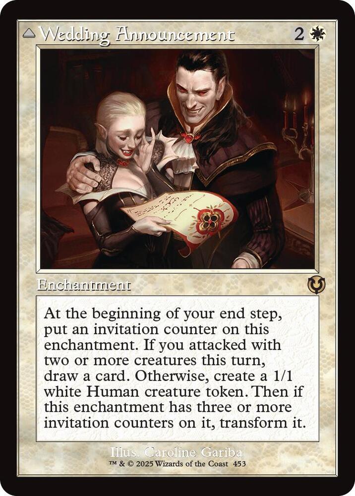 Wedding Announcement (Retro Frame) (453) [Innistrad Remastered]