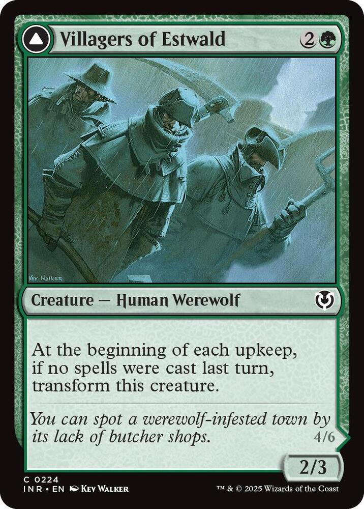Villagers of Estwald (224) [Innistrad Remastered]