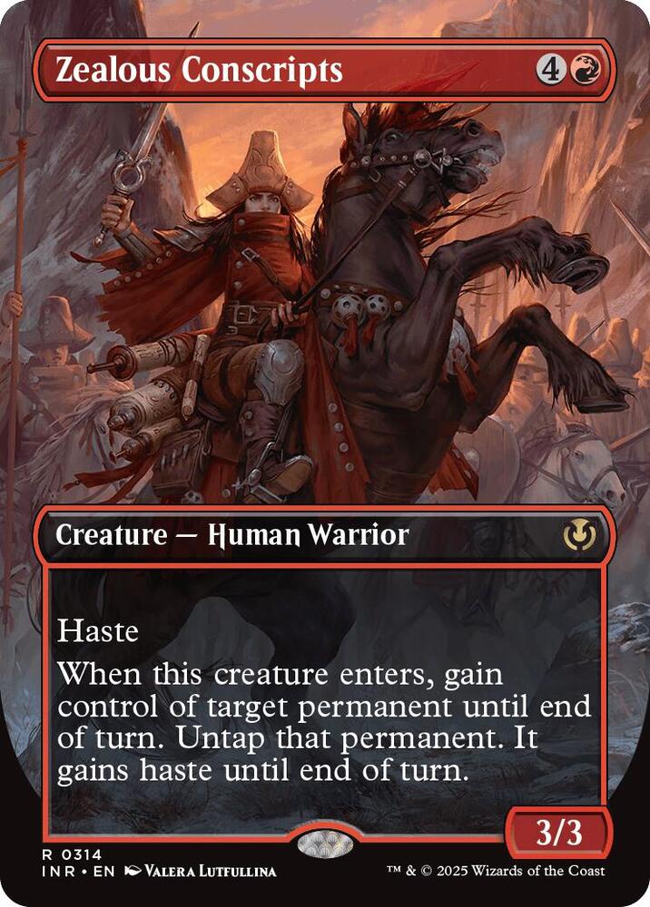 Zealous Conscripts (Borderless) (314) [Innistrad Remastered]