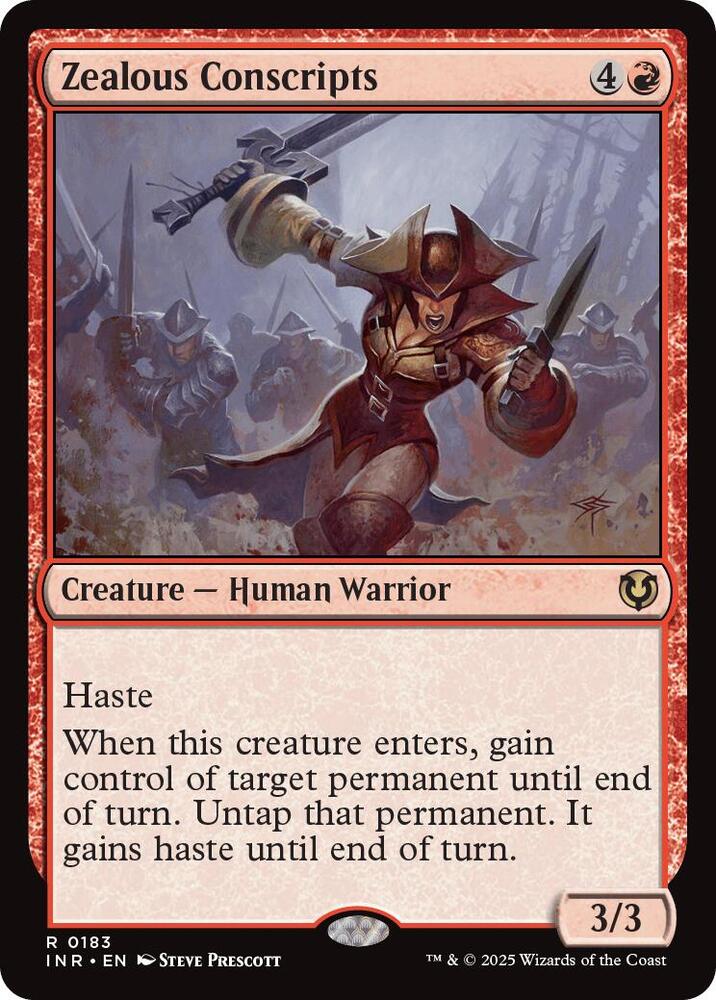Zealous Conscripts (183) [Innistrad Remastered]