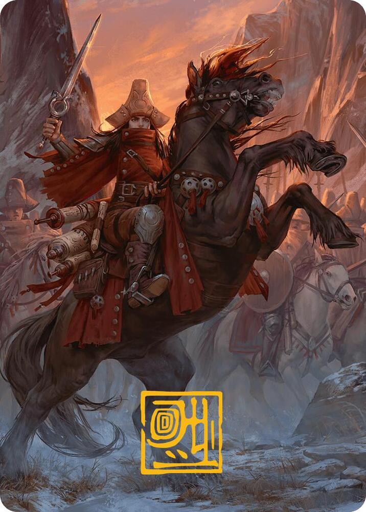 Zealous Conscripts Art Card (Gold-Stamped Signature) (12) [Innistrad Remastered Art Series]