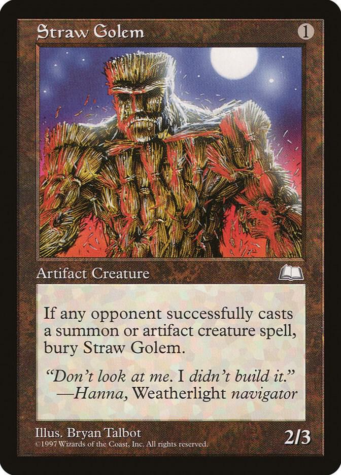 Straw Golem (158) [Weatherlight]
