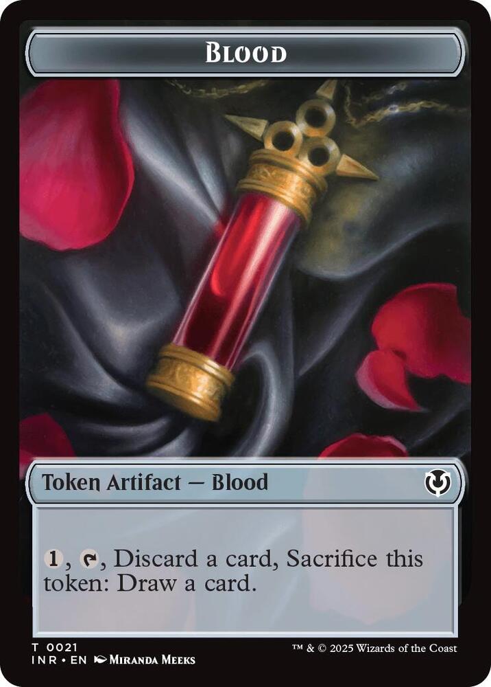 Blood // Clue Double-Sided Token (21 // 22) [Innistrad Remastered]