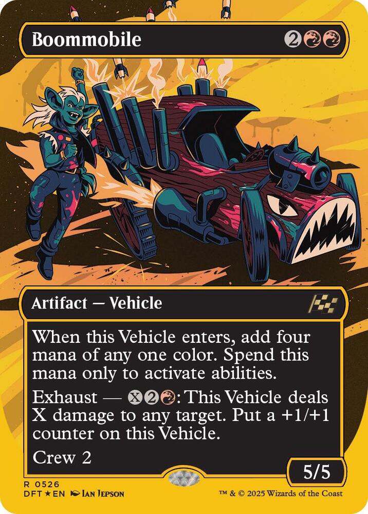 Boommobile (Borderless) (First-Place Foil) (526) [Aetherdrift]