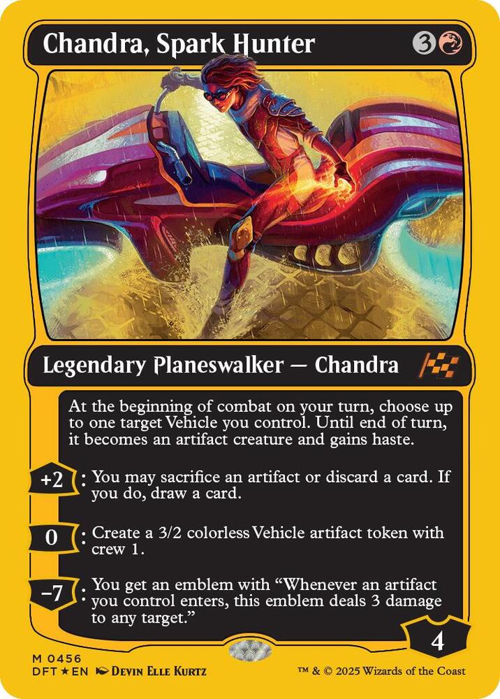 Chandra, Spark Hunter (First-Place Foil) (456) [Aetherdrift]
