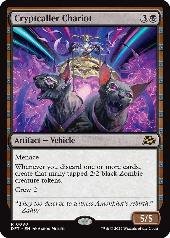 Cryptcaller Chariot (80) [Aetherdrift]
