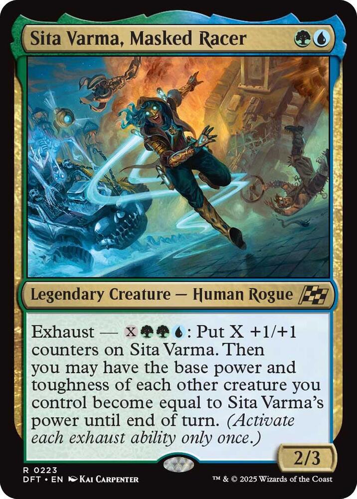 Sita Varma, Masked Racer (223) [Aetherdrift]