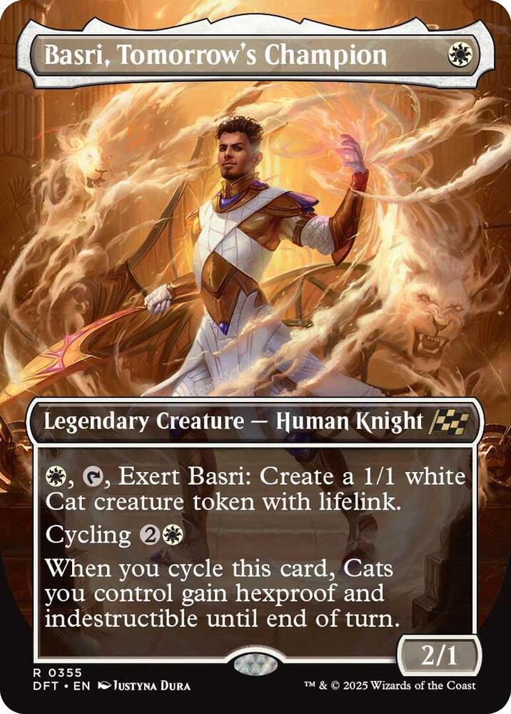 Basri, Tomorrow's Champion (Borderless) (355) [Aetherdrift]