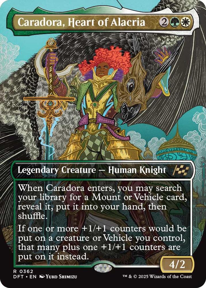 Caradora, Heart of Alacria (Borderless) (362) [Aetherdrift]