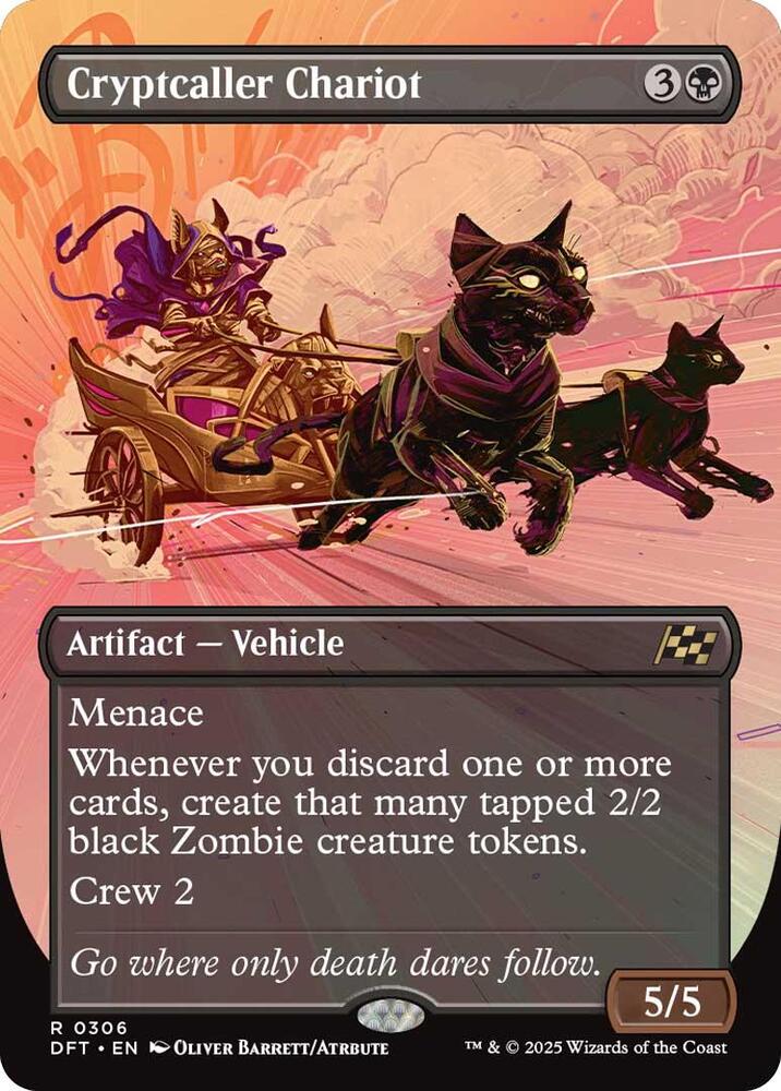 Cryptcaller Chariot (Borderless) (306) [Aetherdrift]