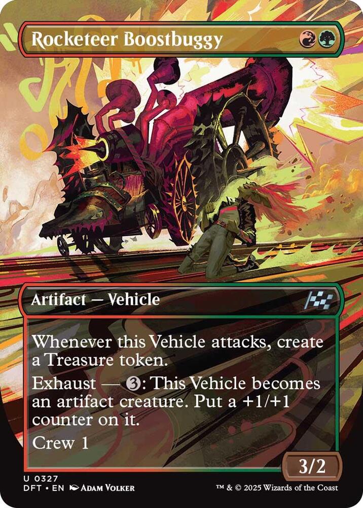 Rocketeer Boostbuggy (Borderless) (327) [Aetherdrift]