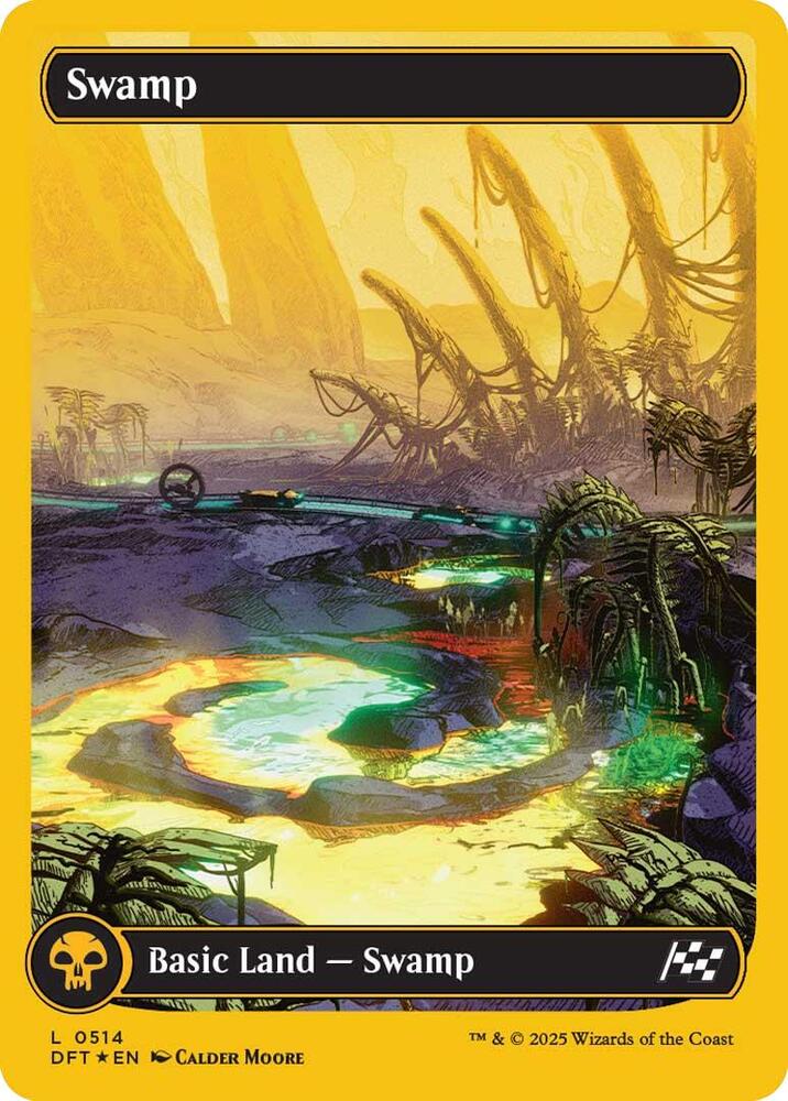 Swamp (0514) (First-Place Foil) [Aetherdrift]