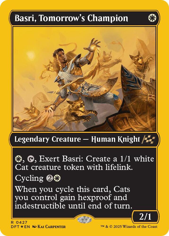 Basri, Tomorrow's Champion (First-Place Foil) (427) [Aetherdrift]