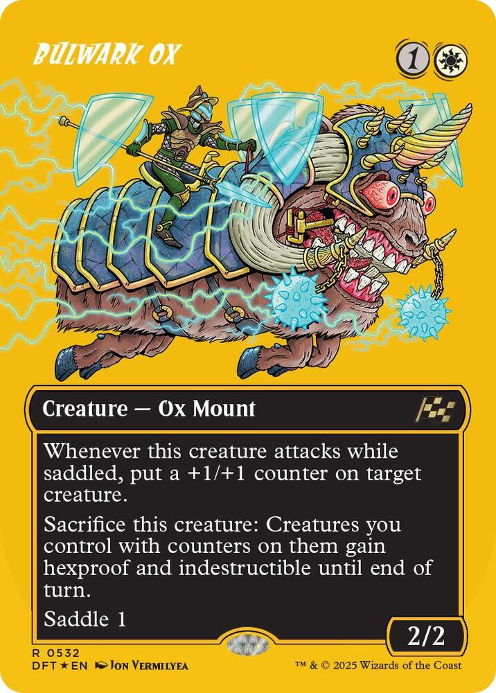 Bulwark Ox (Borderless) (First-Place Foil) (532) [Aetherdrift]