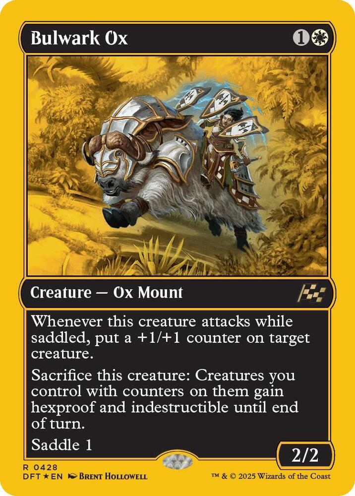 Bulwark Ox (First-Place Foil) (428) [Aetherdrift]