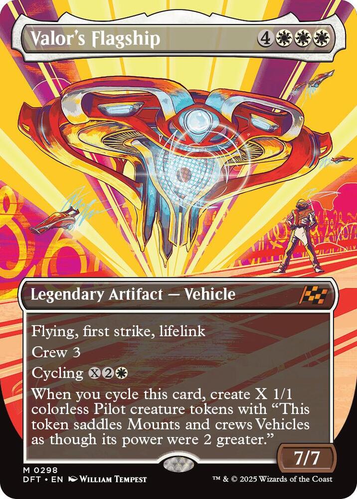 Valor's Flagship (Borderless) (298) [Aetherdrift]