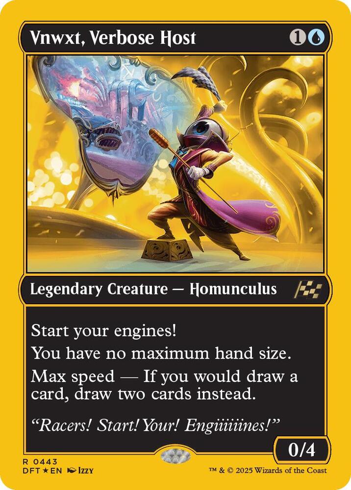 Vnwxt, Verbose Host (First-Place Foil) (443) [Aetherdrift]