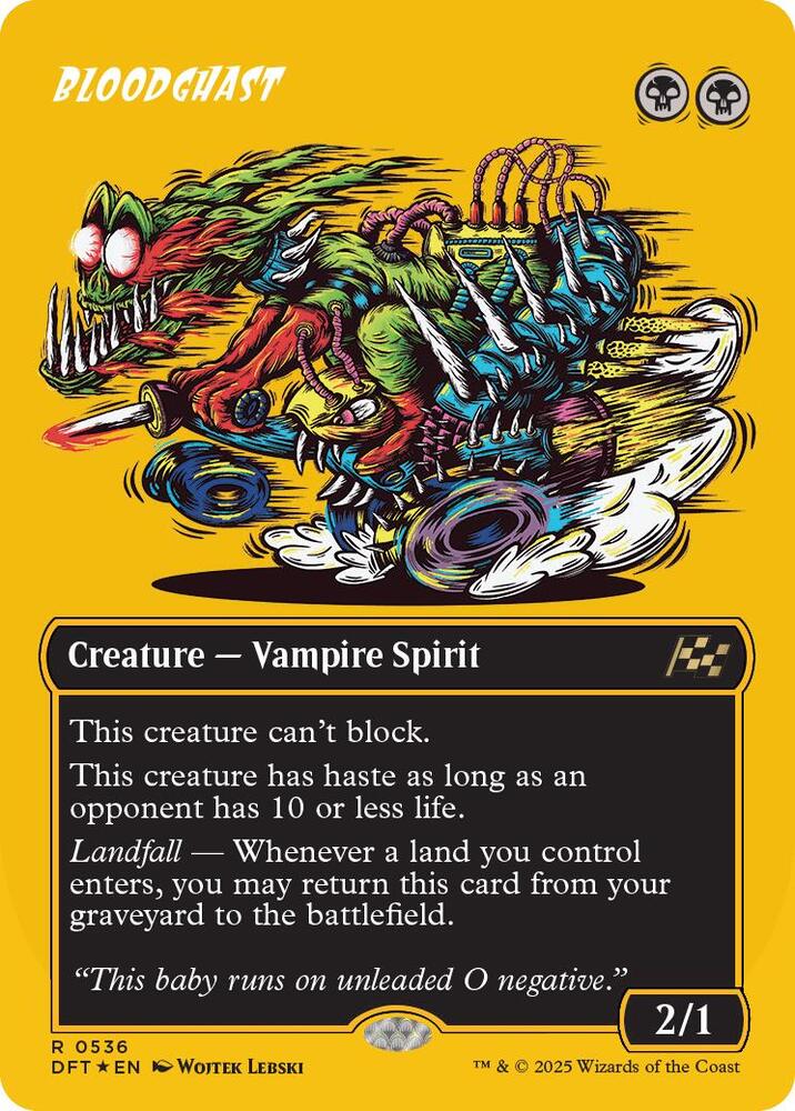 Bloodghast (Borderless) (First-Place Foil) (536) [Aetherdrift]