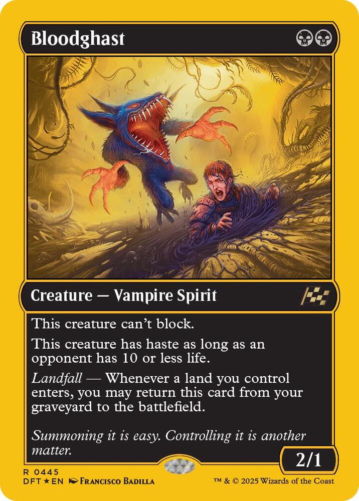 Bloodghast (First-Place Foil) (445) [Aetherdrift]