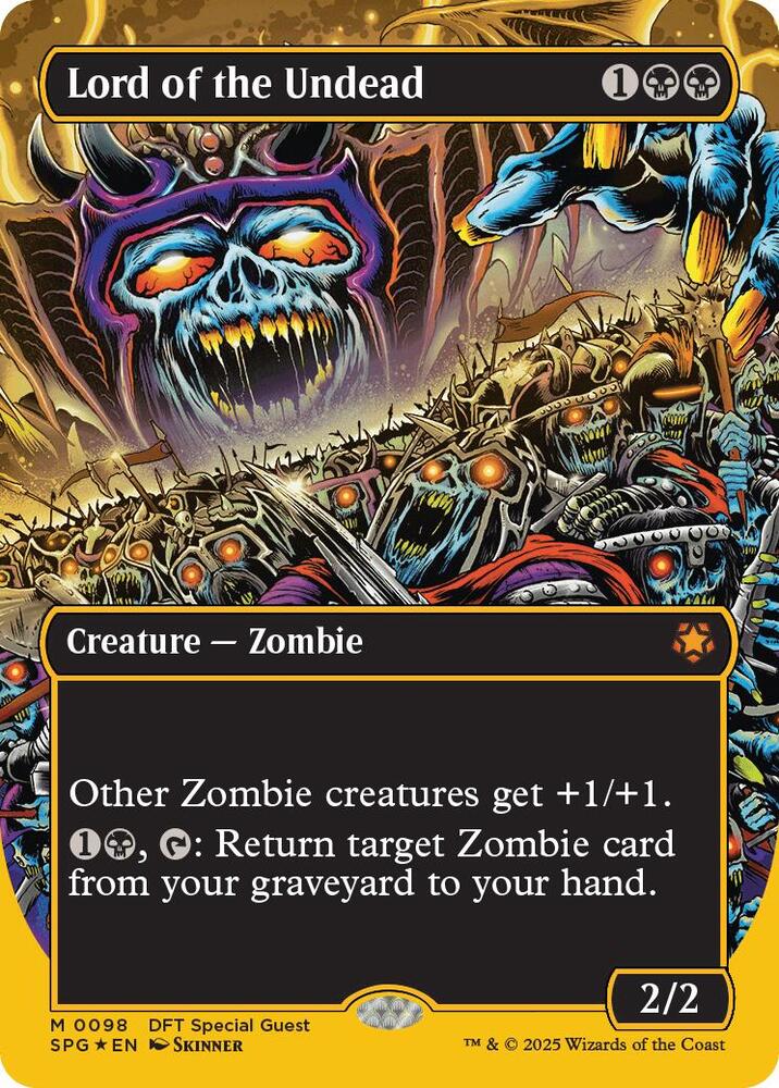 Lord of the Undead (Borderless) (First-Place Foil) (98) [Special Guests]