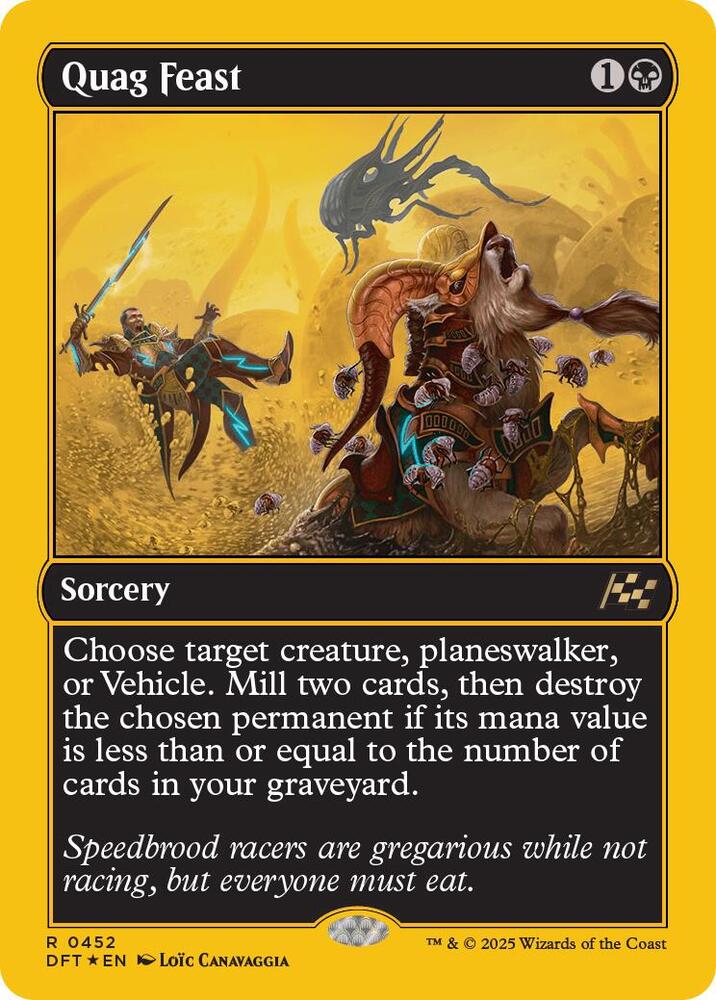 Quag Feast (First-Place Foil) (452) [Aetherdrift]