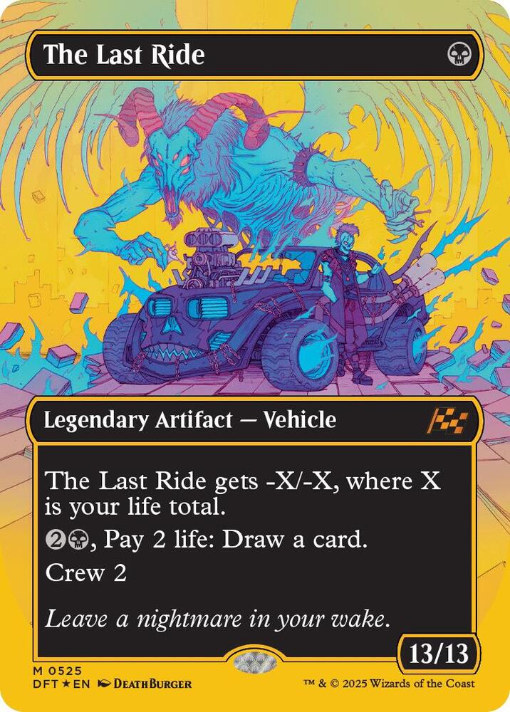 The Last Ride (Borderless) (First-Place Foil) (525) [Aetherdrift]