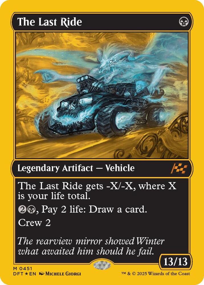 The Last Ride (First-Place Foil) (451) [Aetherdrift]