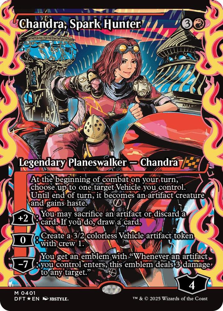 Chandra, Spark Hunter (Showcase) (401) [Aetherdrift]