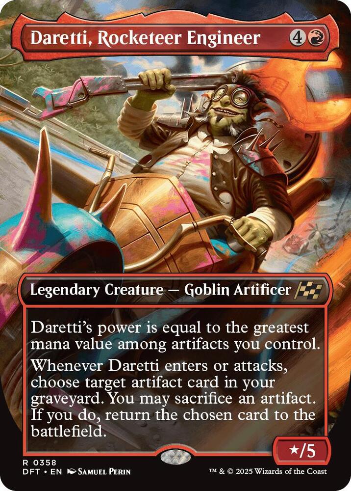 Daretti, Rocketeer Engineer (Borderless) (358) [Aetherdrift]