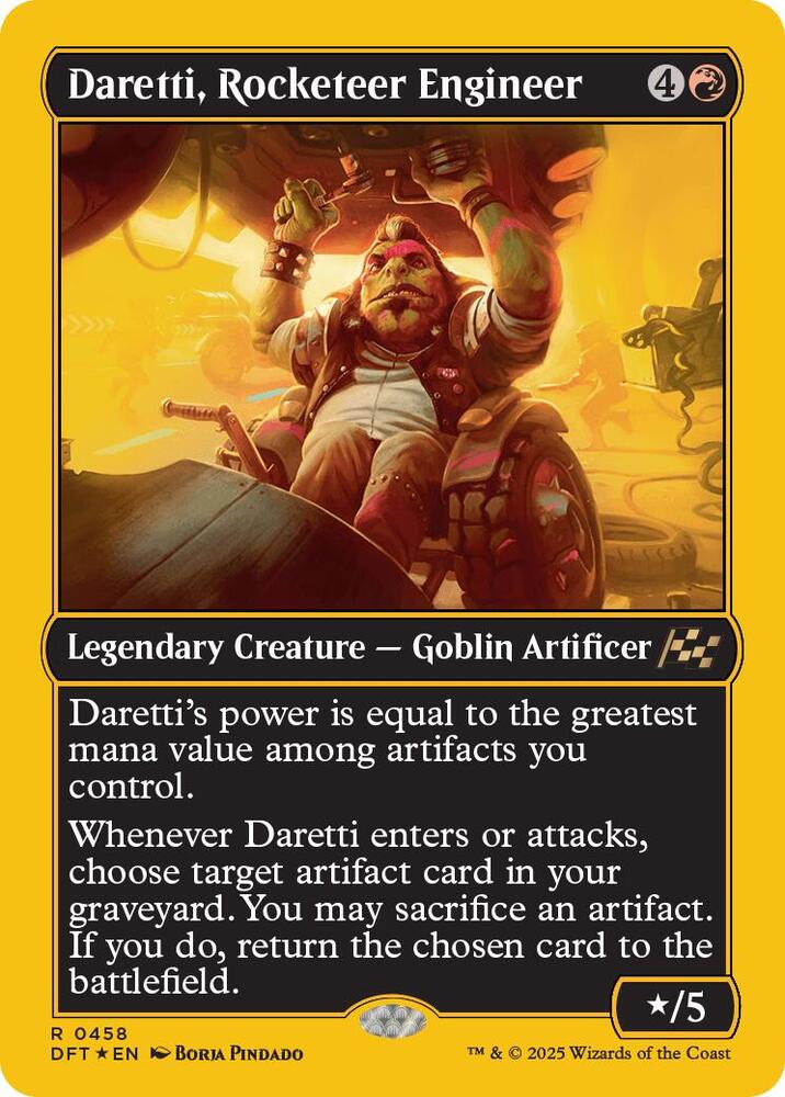 Daretti, Rocketeer Engineer (First-Place Foil) (458) [Aetherdrift]