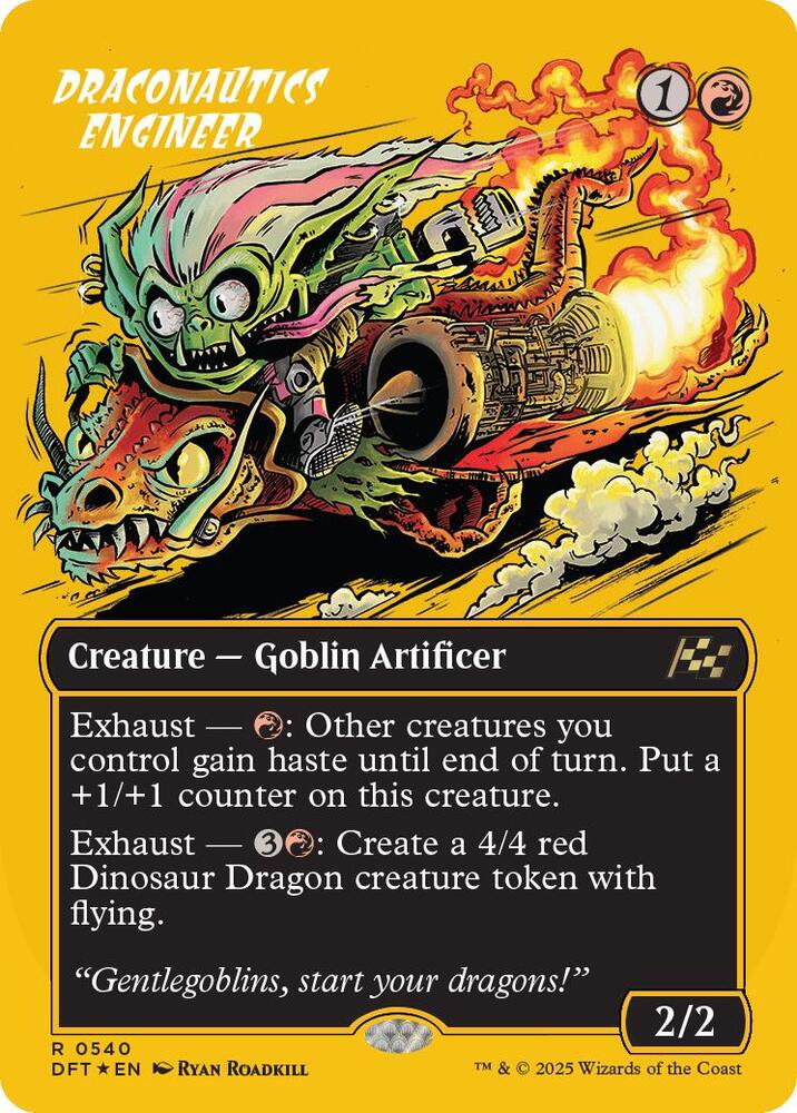 Draconautics Engineer (Borderless) (First-Place Foil) (540) [Aetherdrift]