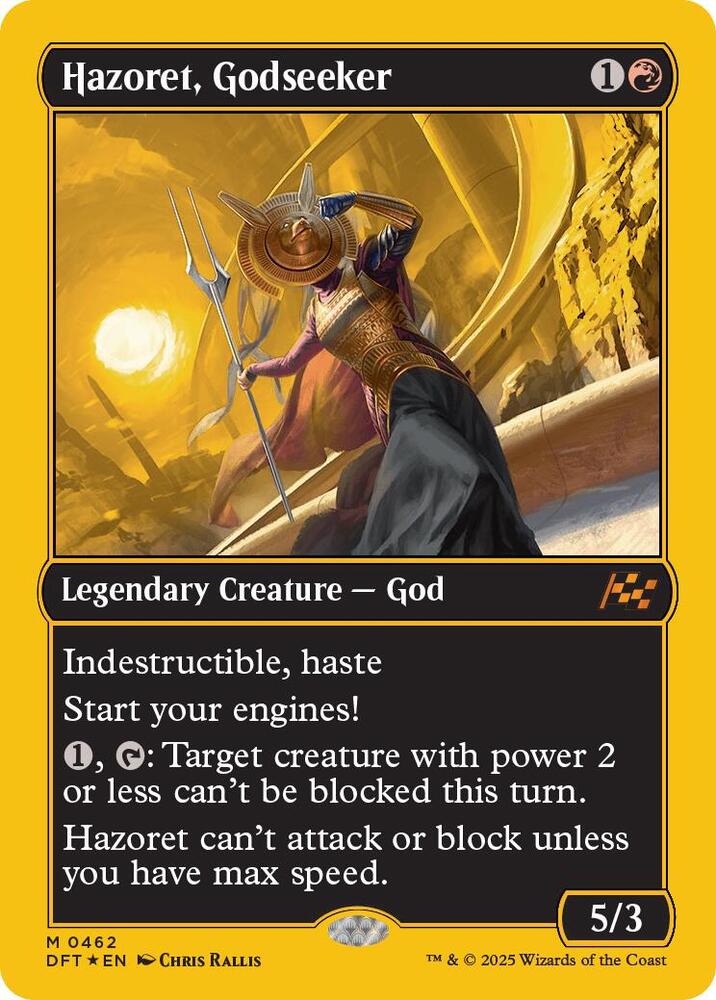 Hazoret, Godseeker (First-Place Foil) (462) [Aetherdrift]