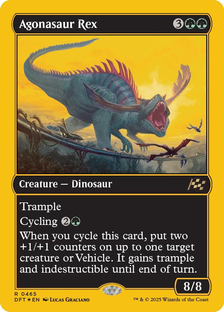 Agonasaur Rex (First-Place Foil) (465) [Aetherdrift]