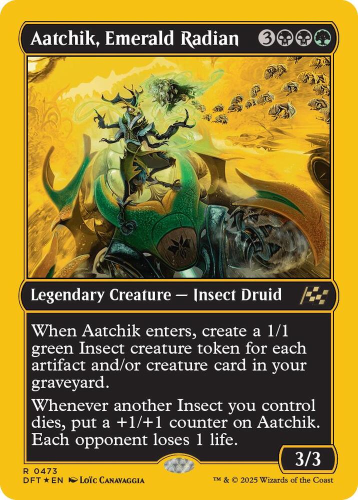 Aatchik, Emerald Radian (First-Place Foil) (473) [Aetherdrift]