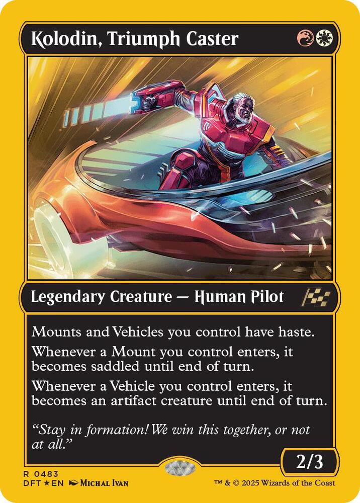 Kolodin, Triumph Caster (First-Place Foil) (483) [Aetherdrift]