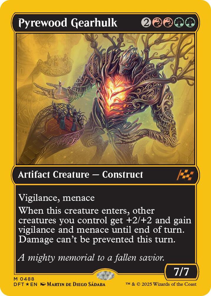 Pyrewood Gearhulk (First-Place Foil) (488) [Aetherdrift]