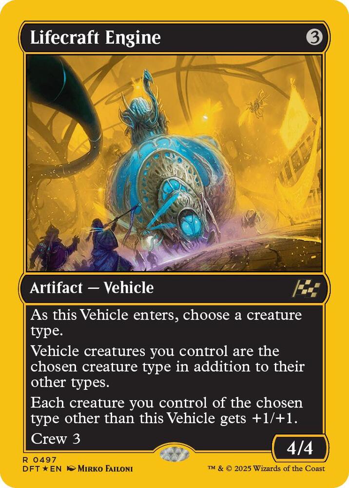 Lifecraft Engine (First-Place Foil) (497) [Aetherdrift]