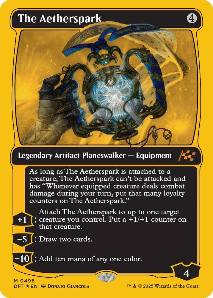 The Aetherspark (First-Place Foil) (496) [Aetherdrift]