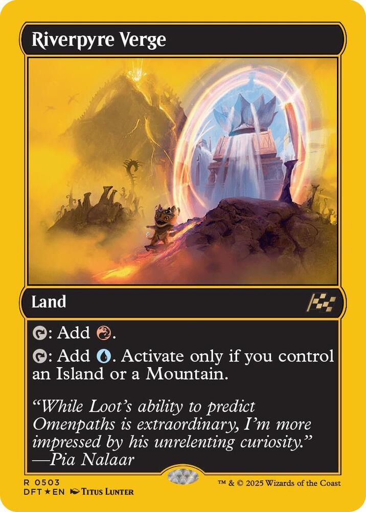 Riverpyre Verge (First-Place Foil) (503) [Aetherdrift]