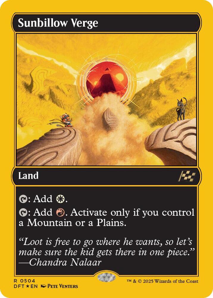 Sunbillow Verge (First-Place Foil) (504) [Aetherdrift]