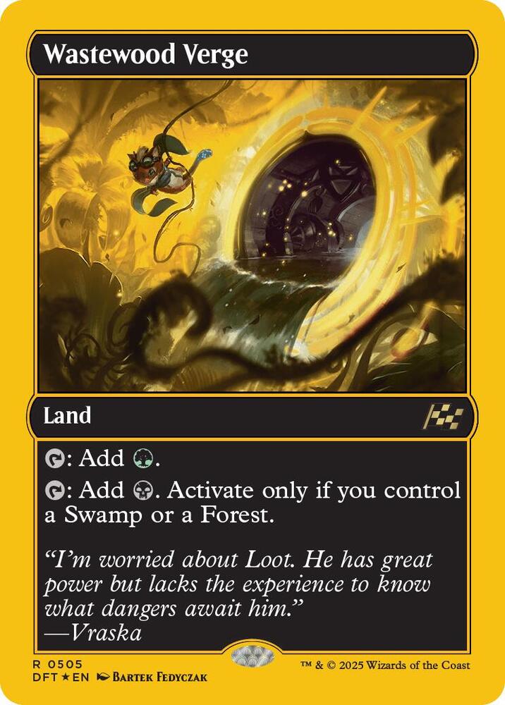 Wastewood Verge (First-Place Foil) (505) [Aetherdrift]